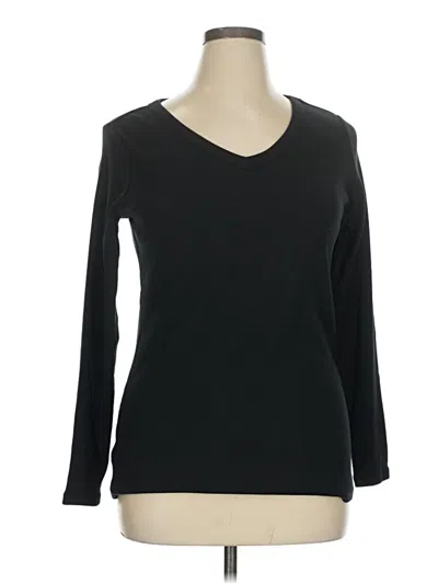 Pre-owned Market & Spruce Long Sleeve T-shirt In Black