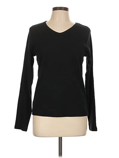 Pre-owned Market & Spruce Long Sleeve T-shirt In Black