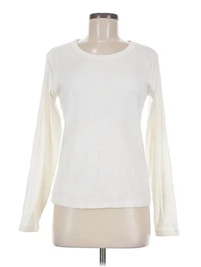 Pre-owned Market & Spruce Long Sleeve T-shirt In Ivory