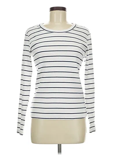 Pre-owned Market & Spruce Long Sleeve T-shirt In White