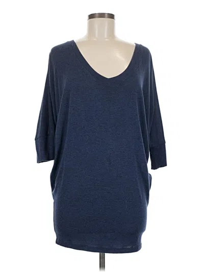 Pre-owned Market & Spruce Poncho In Blue