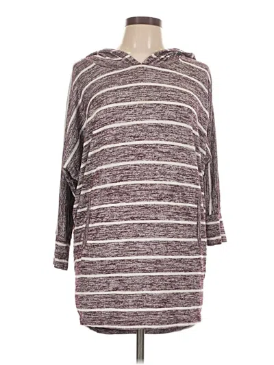 Pre-owned Market & Spruce Poncho In Burgundy