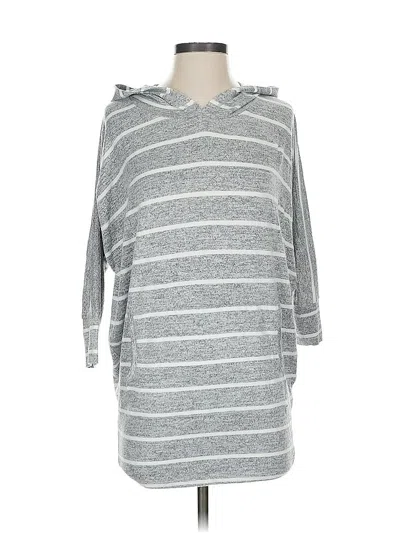Pre-owned Market & Spruce Poncho In Gray