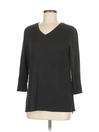 Pre-owned Market & Spruce Pullover Sweater In Black