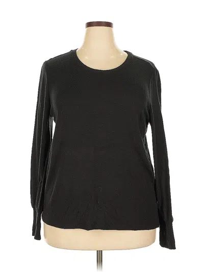 Pre-owned Market & Spruce Pullover Sweater In Black
