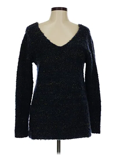 Pre-owned Market & Spruce Pullover Sweater In Black