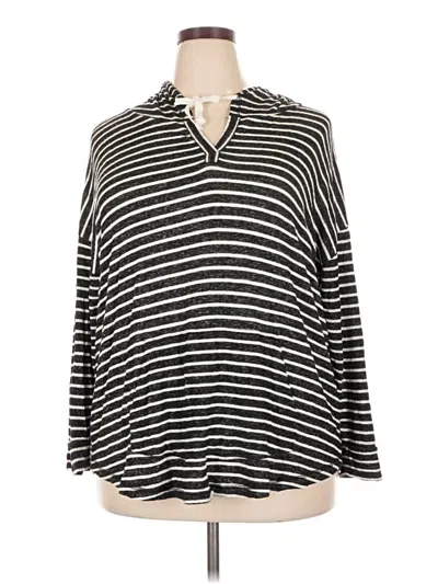 Pre-owned Market & Spruce Pullover Sweater In Black