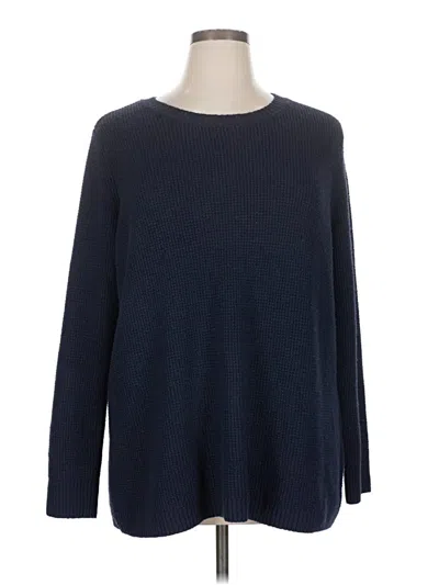 Pre-owned Market & Spruce Pullover Sweater In Blue