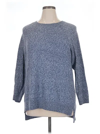 Pre-owned Market & Spruce Pullover Sweater In Blue