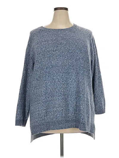 Pre-owned Market & Spruce Pullover Sweater In Blue