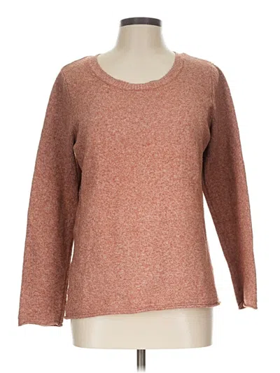 Pre-owned Market & Spruce Pullover Sweater In Brown