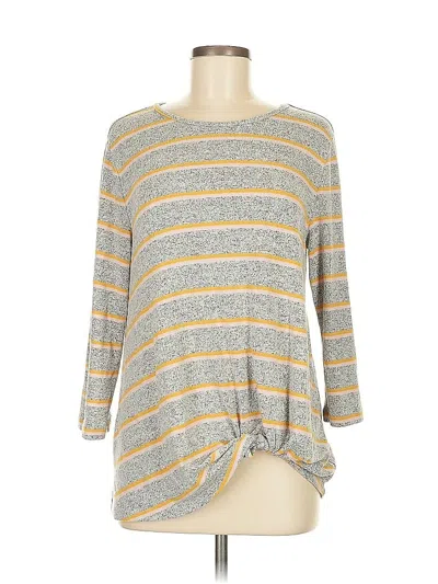 Pre-owned Market & Spruce Pullover Sweater In Gray