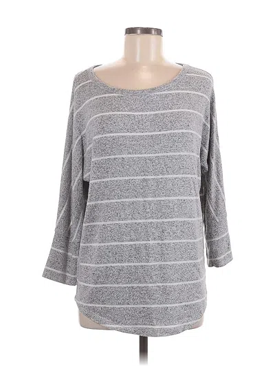 Pre-owned Market & Spruce Pullover Sweater In Gray