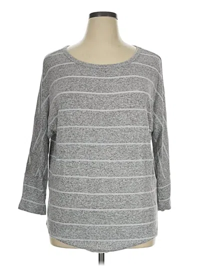 Pre-owned Market & Spruce Pullover Sweater In Gray