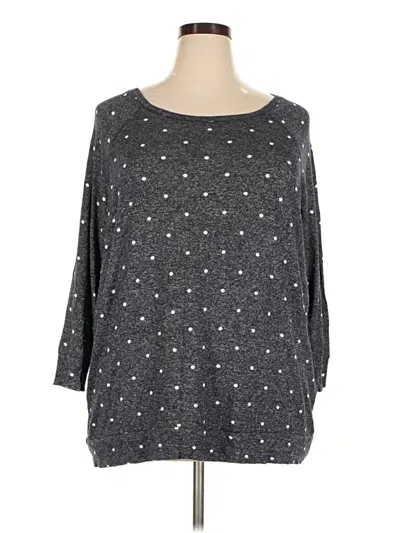 Pre-owned Market & Spruce Pullover Sweater In Gray