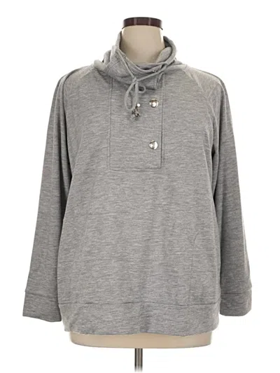 Pre-owned Market & Spruce Pullover Sweater In Gray