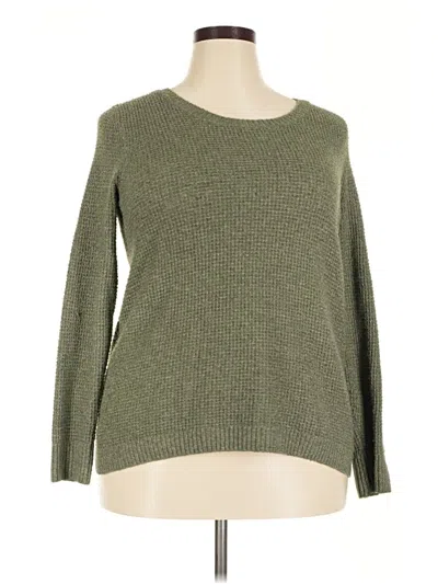 Pre-owned Market & Spruce Pullover Sweater In Green
