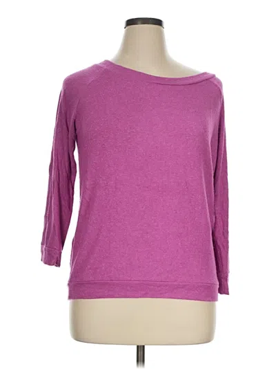 Pre-owned Market & Spruce Pullover Sweater In Purple