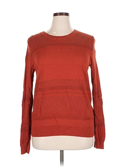 Pre-owned Market & Spruce Pullover Sweater In Red