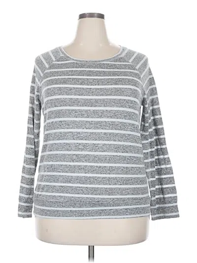 Pre-owned Market & Spruce Pullover Sweater In Silver
