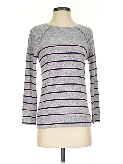 Pre-owned Market & Spruce Pullover Sweater In Silver