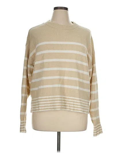 Pre-owned Market & Spruce Pullover Sweater In Tan