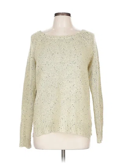 Pre-owned Market & Spruce Pullover Sweater In White