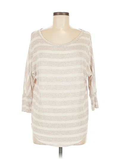 Pre-owned Market & Spruce Pullover Sweater In White