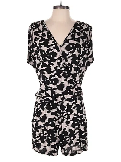 Pre-owned Market & Spruce Romper In Black