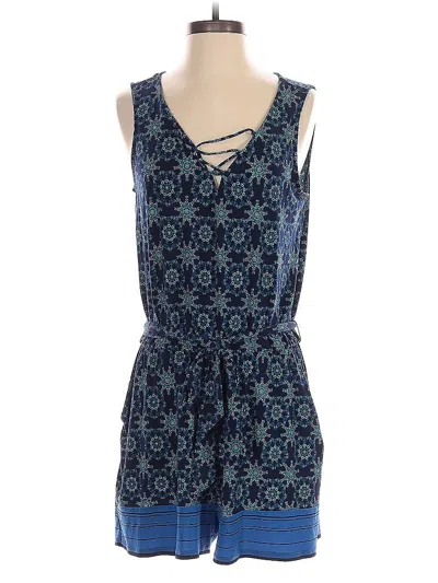 Pre-owned Market & Spruce Romper In Blue