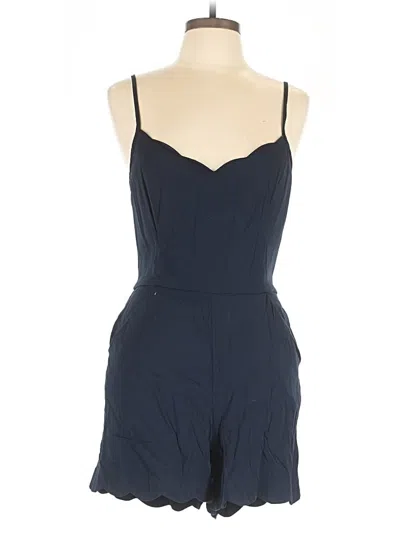 Pre-owned Market & Spruce Romper In Blue