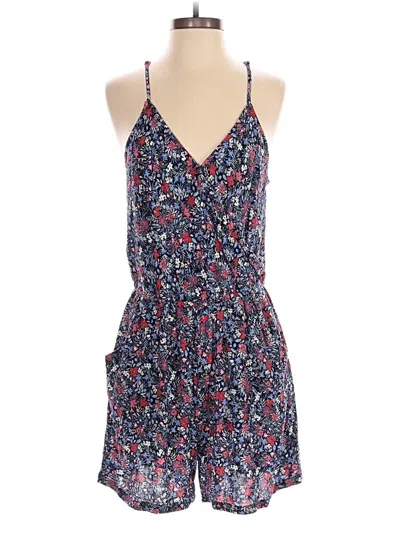 Market & Spruce Romper In Blue