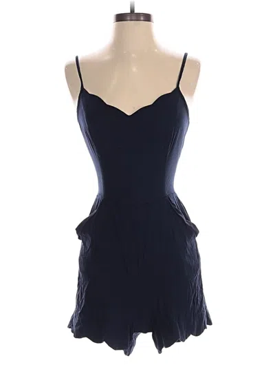 Pre-owned Market & Spruce Romper In Blue