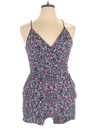 Pre-owned Market & Spruce Romper In Blue