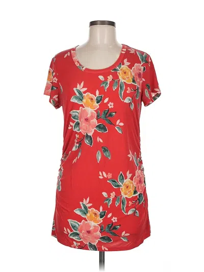 Pre-owned Market & Spruce Short Sleeve T-shirt In Red