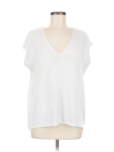 Pre-owned Market & Spruce Short Sleeve T-shirt In White