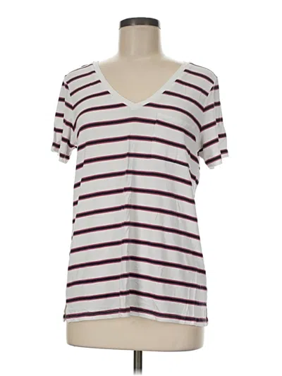 Pre-owned Market & Spruce Short Sleeve T-shirt In Ivory
