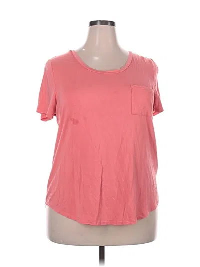 Pre-owned Market & Spruce Short Sleeve T-shirt In Pink