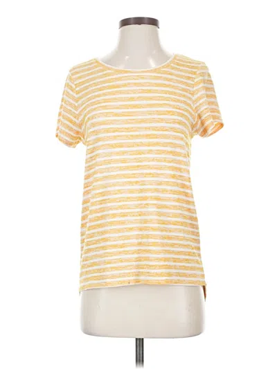 Pre-owned Market & Spruce Short Sleeve T-shirt In Yellow