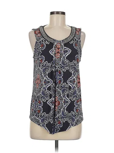 Pre-owned Market & Spruce Sleeveless Blouse In Blue