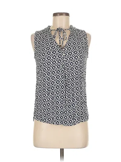 Pre-owned Market & Spruce Sleeveless Blouse In Blue