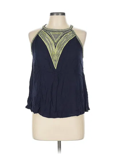 Pre-owned Market & Spruce Sleeveless Blouse In Blue