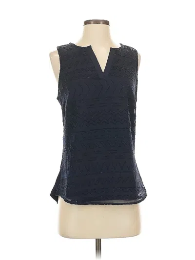 Pre-owned Market & Spruce Sleeveless Blouse In Blue