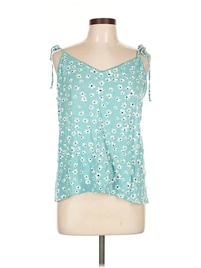 Pre-owned Market & Spruce Sleeveless Blouse In Blue