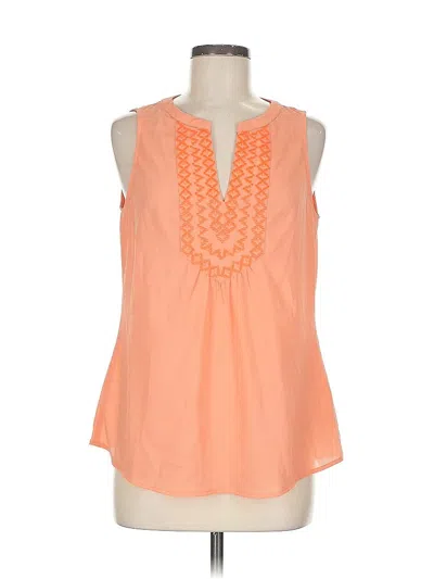 Pre-owned Market & Spruce Sleeveless Blouse In Orange
