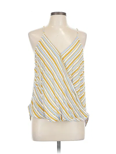 Pre-owned Market & Spruce Sleeveless Blouse In Yellow