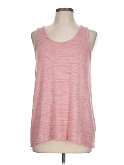 Pre-owned Market & Spruce Sleeveless Top Pink Scoop Neck Tops