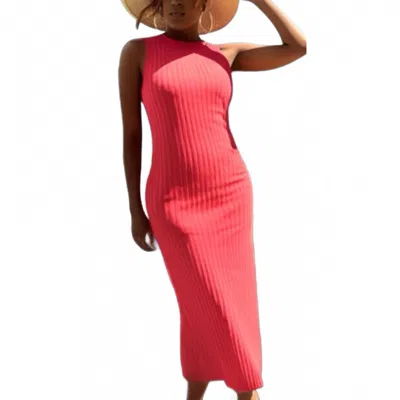 Market & Spruce Stitch Fix Travelers Maxi Tank Dress In Tropical Pink