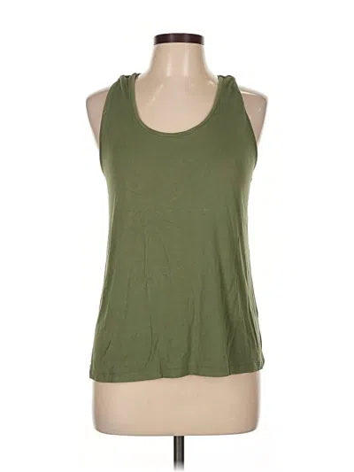 Pre-owned Market & Spruce Tank Top Green Halter Neckline Tops