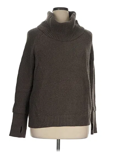 Pre-owned Market & Spruce Turtleneck Sweater In Brown